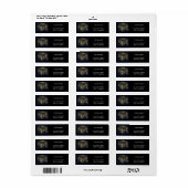 Barn Wood Gothic Wilde vogel Etiket (Full Sheet)