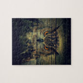 Barn Wood Gothic Wilde vogel Legpuzzel (Horizontaal)