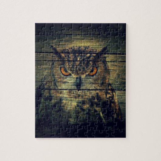 Barn Wood Gothic Wilde vogel Legpuzzel (Verticaal)