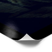 Barn Wood Gothic Wilde vogel Poster (Hoek)