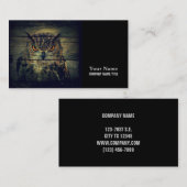 Barn Wood Gothic Wilde vogel Visitekaartje (Voorkant / Achterkant)