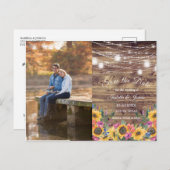 Barn Wood | Koord van de Foto van Lichten sparen d Briefkaart (Voorkant / Achterkant)