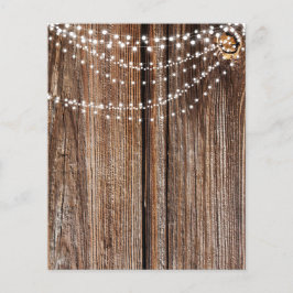 Barn Wood & Lights Rustic Scrapbook Paper