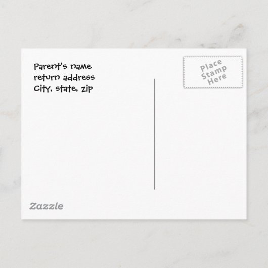 Barn Wood Open huis uitnodiging briefkaart (Achterkant)