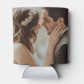 Barn wood Rustic Mountains Save the Date Photo Blikjeskoeler (Achterkant)