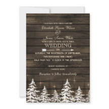 Barn wood Rustic Pine bomen winterbruiloft