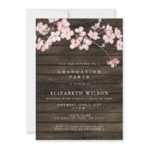 Barn Wood Sakura Pink Cherry Blossom Afstuderen