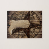 Barn Wood Texas Lone Star western land cowgirl Legpuzzel (Horizontaal)