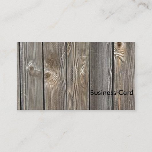 Barn Wood Visitekaartje (Voorkant)