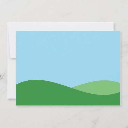 Barn Yard Friends Uitnodiging (Achterkant)