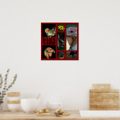 Barn Yard Montage Poster (Keuken)