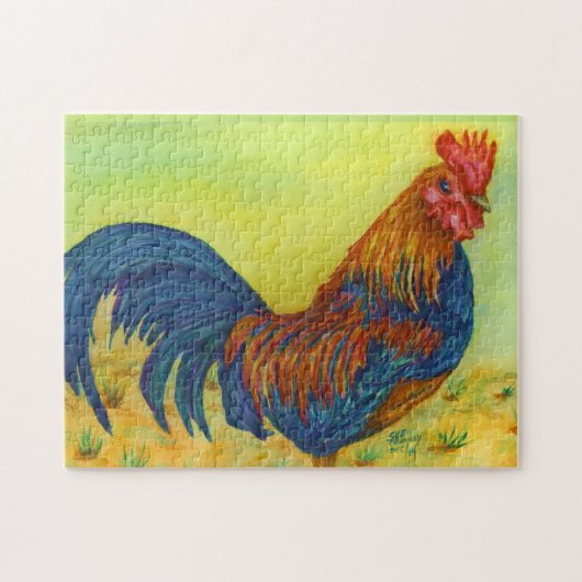 Barn Yard Rooster Legpuzzel (Horizontaal)