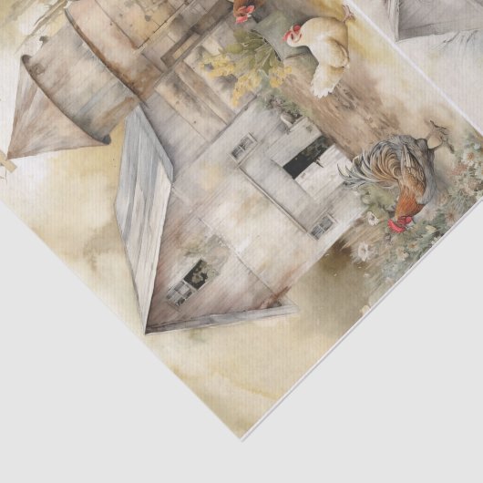 Barn Yard Tissuepapier (Detail)
