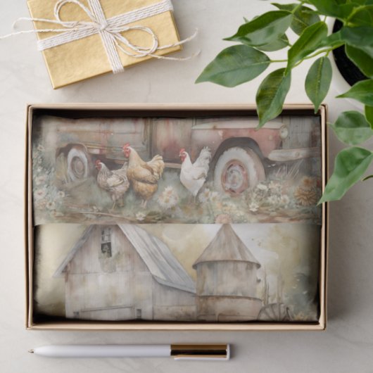 Barn Yard Tissuepapier (Geschenk)