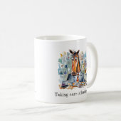 Barn zakelijke koffie mok. koffiemok (Voorkant rechts)