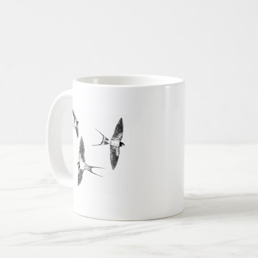 Barn-zwaluw Koffiemok (Voorkant links)