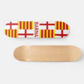 Barna - Vlag van Barcelona Persoonlijk Skateboard (Horizontaal)