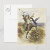 Barnaby Rudge en de Raven Grip Briefkaart (Voorkant / Achterkant)