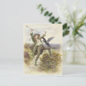 Barnaby Rudge en de Raven Grip Briefkaart (Staand voorkant)