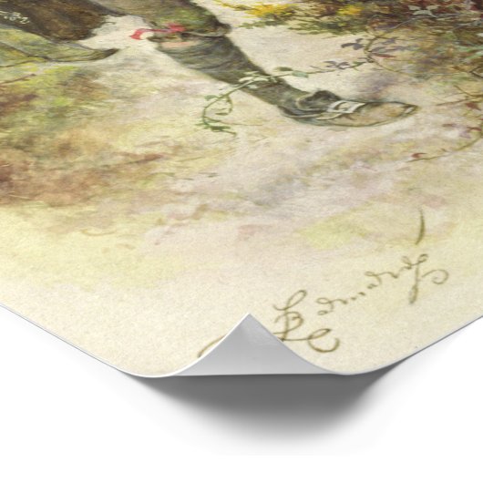 Barnaby Rudge en de Raven Grip Poster (Hoek)