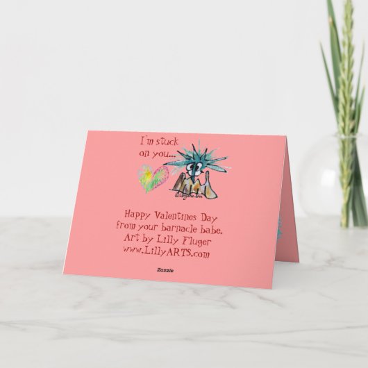 Barnacle Card Feestdagen Kaart (Achterkant)