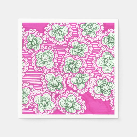 Barnacles en spruiten servet (Voorkant)