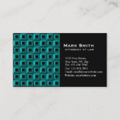 Barnacles in Turquoise Visitekaartje (Achterkant)