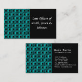 Barnacles in Turquoise Visitekaartje (Voorkant / Achterkant)