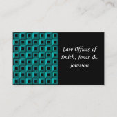 Barnacles in Turquoise Visitekaartje (Voorkant)