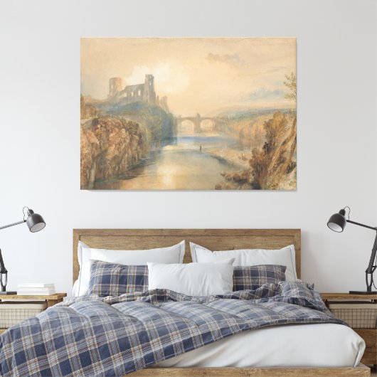  Barnard Castle Canvas Afdruk (Insitu (Slaapkamer))