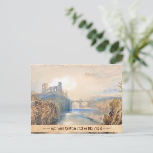 Barnard Castle Joseph Mallord William Turner Briefkaart (Staand voorkant)