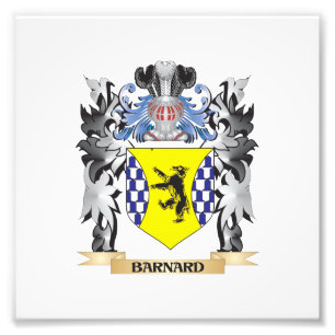Barnard Coat of Arms - Familie Crest Foto Afdruk