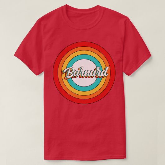 Barnard naam Shirt  Barnard Circle (Design voorkant)
