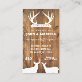 Barnboard Stag en Doe Tickets YellowBrickStudio