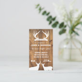 Barnboard Stag en Doe Tickets YellowBrickStudio (Staand voorkant)