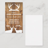 Barnboard Stag en Doe Tickets YellowBrickStudio (Voorkant / Achterkant)
