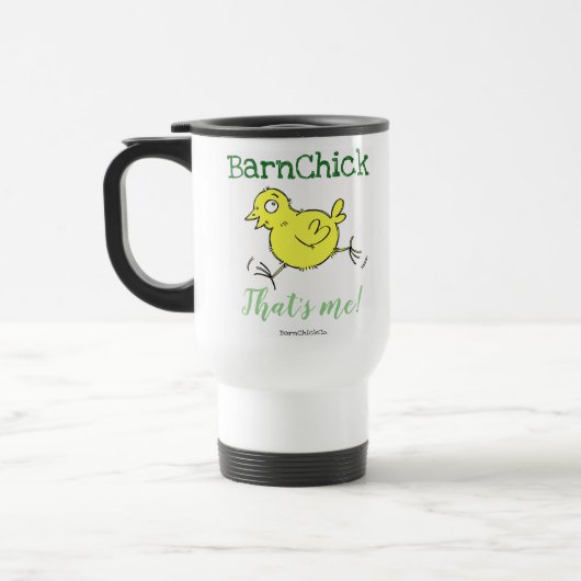 BarnChick, dat ben ik. Travel Mug Reisbeker (Links)