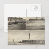 Barnegat Inlet Steamship Amerique Briefkaart (Voorkant / Achterkant)