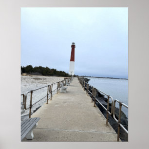 Barnegat Light Lighthouse Foto Poster 