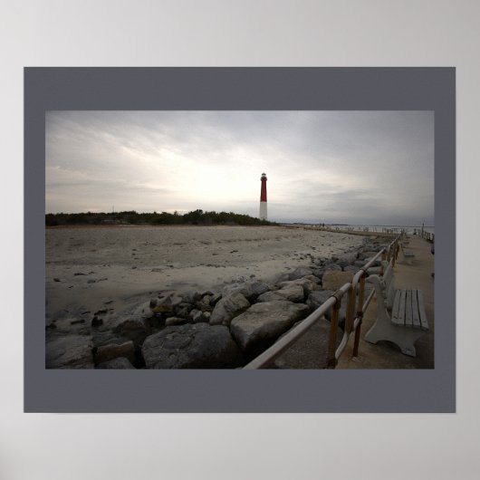 Barnegat Light Lighthouse Foto Poster (Voorkant)