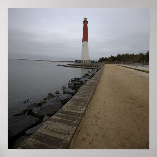 Barnegat Light Lighthouse Foto Poster (Voorkant)