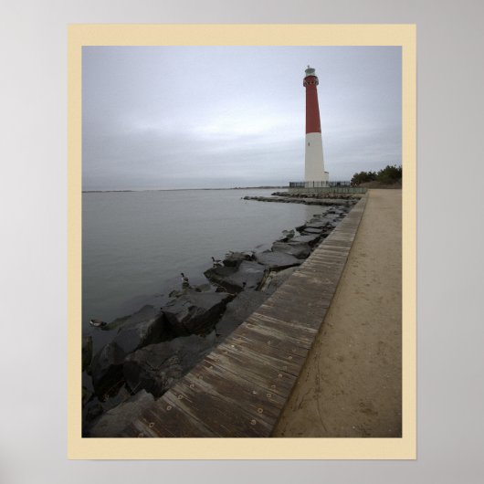 Barnegat Light Lighthouse Foto Poster (Voorkant)