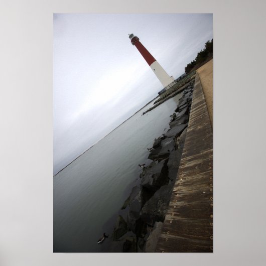Barnegat Light Lighthouse Photo Poster (Voorkant)