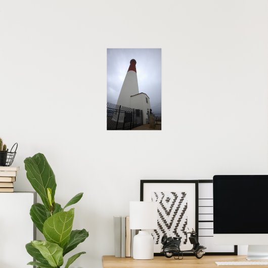 Barnegat Light Lighthouse Photo Poster (Thuiskantoor)