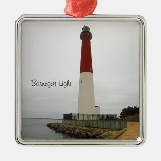 Barnegat Light Lighthouse-sieraad Metalen Ornament (Voorkant)