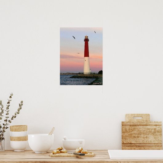 Barnegat Light, Long Beach Island, NJ Poster (Keuken)