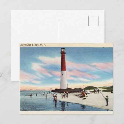 , Barnegat Light, New Jersey Briefkaart (Voorkant / Achterkant)