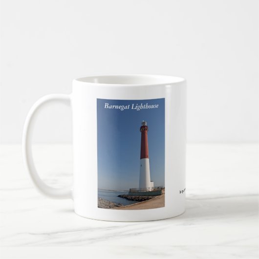 Barnegat Lighthouse 2-Uitzicht Mok (Links)