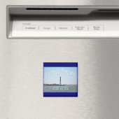 Barnegat Lighthouse LBI Greetings Magnet (Insitu (Vaatwasser))