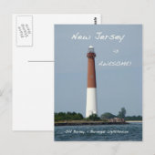 Barnegat Lighthouse Long Beach Island New Jersey Briefkaart (Voorkant / Achterkant)